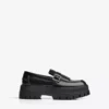 Loafer mit klobiger Sohle und Schnalle – Business Schuhe Loafer mit klobiger Sohle und Schnalle – Business Schuhe