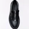 Loafer mit klobiger Sohle und Schnalle – Business Schuhe Loafer mit klobiger Sohle und Schnalle – Business Schuhe