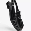 Loafer ohne Ferse mit Quasten – Schuhe Loafer ohne Ferse mit Quasten – Schuhe