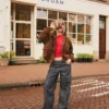 Low-Rise Boyfriend-Jeans mit Struktur – Hose Low-Rise Boyfriend-Jeans mit Struktur – Hose