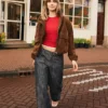 Low-Rise Boyfriend-Jeans mit Struktur – Hose Low-Rise Boyfriend-Jeans mit Struktur – Hose