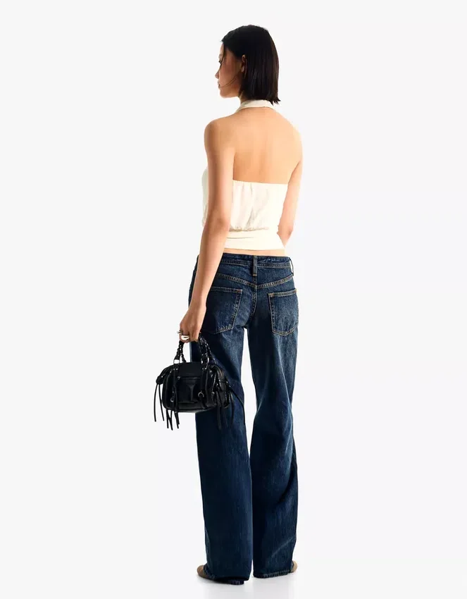 Low-Rise-Jeans mit geradem Bein – Hose Low-Rise-Jeans mit geradem Bein – Hose