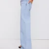 Low-Rise-Jeans mit geradem Bein – Hose