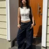 Low-Rise-Jeans mit lockerer Passform