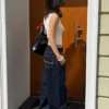 Low-Rise-Jeans mit lockerer Passform