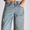 Low-Rise-Jeans mit lockerer Passform