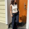 Low-Rise-Jeans mit lockerer Passform
