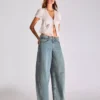 Low-Rise-Jeans mit lockerer Passform