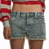 Low-Rise-Shorts Aries X Bershka – #Bershkastyle – Damen Low-Rise-Shorts Aries X Bershka – #Bershkastyle – Damen