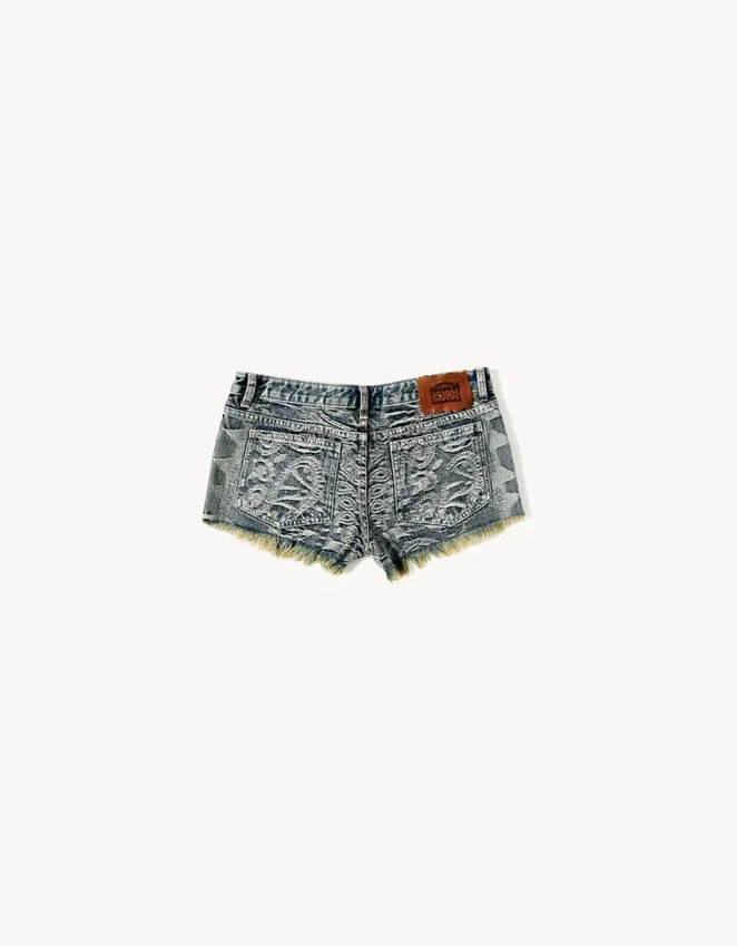 Low-Rise-Shorts Aries X Bershka – #Bershkastyle – Damen Low-Rise-Shorts Aries X Bershka – #Bershkastyle – Damen