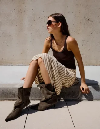 Lässige Stiefeletten mit Kitten-Heel – Stiefel und Stiefeletten