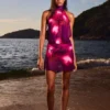 Mesh-Kleid mit offenem Rücken Mesh-Kleid mit offenem Rücken