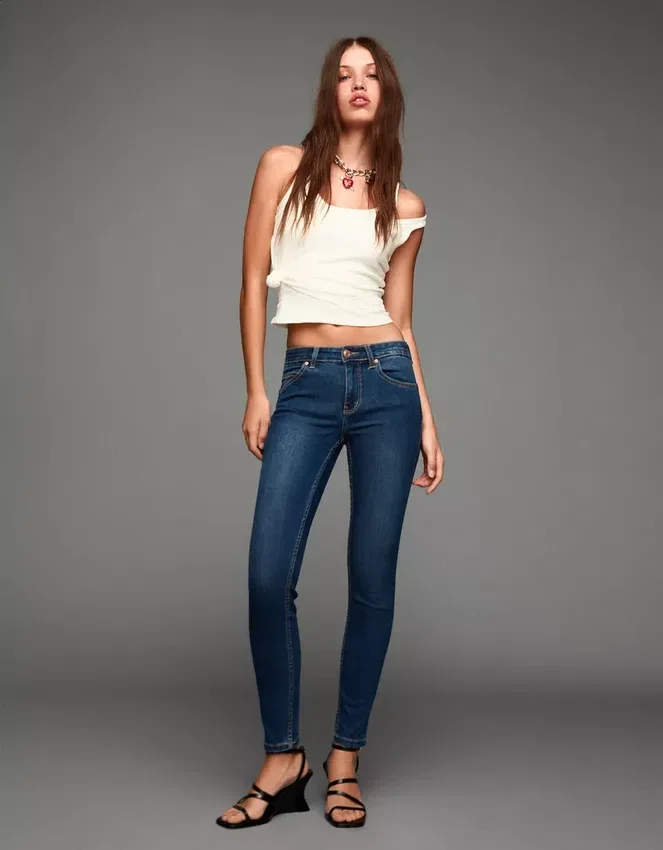 Mid-Rise Push-Up Skinny Jeans – Hose Mid-Rise Push-Up Skinny Jeans – Hose