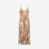 Midi-Kleid aus Tüll mit Animal-Print Midi-Kleid aus Tüll mit Animal-Print