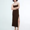 Midi-Kleid mit Rüschen und Trägern Midi-Kleid mit Rüschen und Trägern
