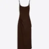 Midi-Kleid mit Rüschen und Trägern Midi-Kleid mit Rüschen und Trägern