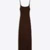Midi-Kleid mit Rüschen und Trägern Midi-Kleid mit Rüschen und Trägern