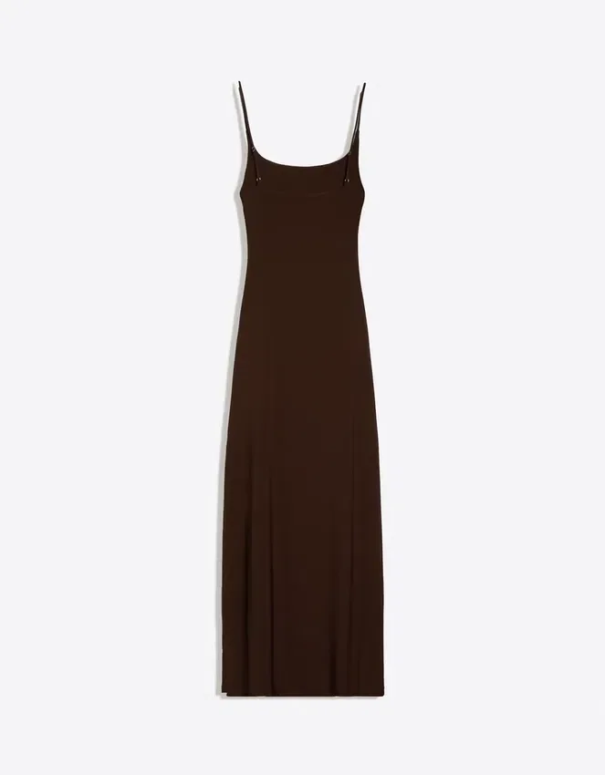 Midi-Kleid mit Rüschen und Trägern Midi-Kleid mit Rüschen und Trägern