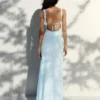 Midi-Kleid mit Spitzenbesatz Midi-Kleid mit Spitzenbesatz