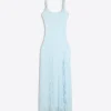 Midi-Kleid mit Spitzenbesatz Midi-Kleid mit Spitzenbesatz