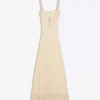 Midi-Kleid mit Spitzenbesatz Midi-Kleid mit Spitzenbesatz