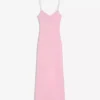 Midi-Kleid mit Trägern und Raffungen – Kleider und Overalls Midi-Kleid mit Trägern und Raffungen – Kleider und Overalls