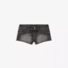 Mini-Denim-Shorts Mini-Denim-Shorts