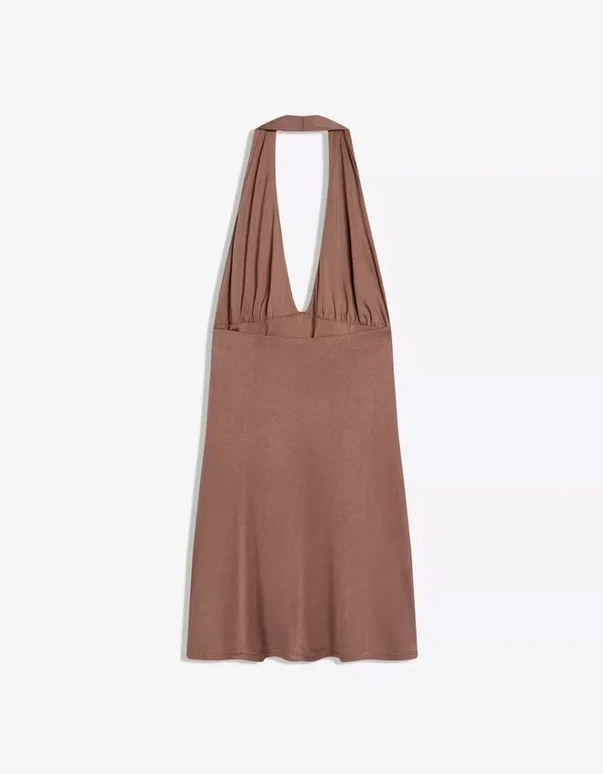 Mini-Halterkleid mit Nieten Mini-Halterkleid mit Nieten
