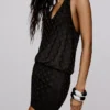 Mini-Kleid mit Polka-Dot-Muster