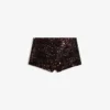 Mini-Shorts mit Pailletten