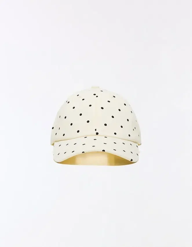 Mütze mit Polka-Dot-Muster Mütze mit Polka-Dot-Muster