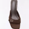 Mules mit Schnallenabsatz – Damen Mules mit Schnallenabsatz – Damen