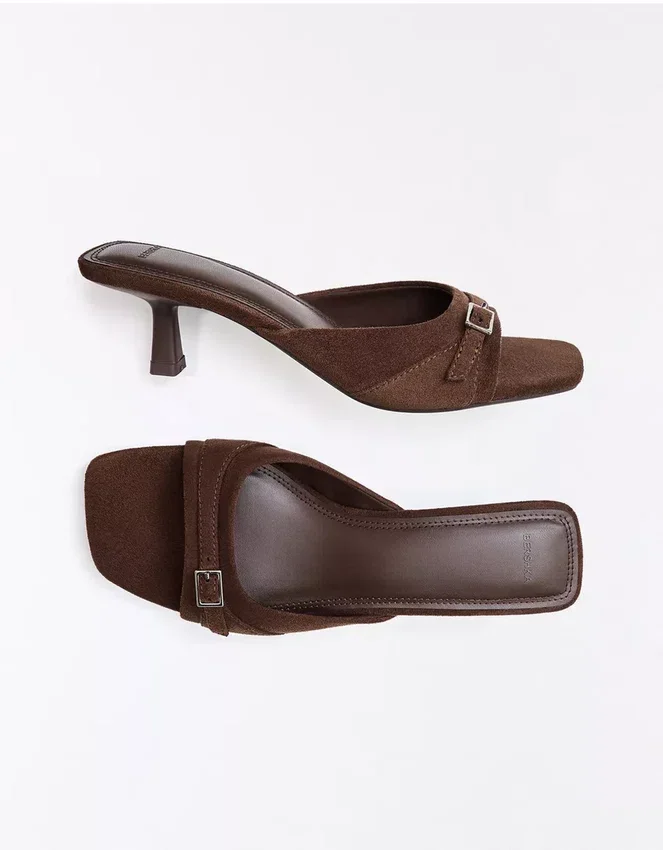 Mules mit Schnallenabsatz – Damen Mules mit Schnallenabsatz – Damen