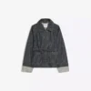 Oversize-Denim-Jeansjacke mit Struktur – Jacken und Trenchcoats Oversize-Denim-Jeansjacke mit Struktur – Jacken und Trenchcoats