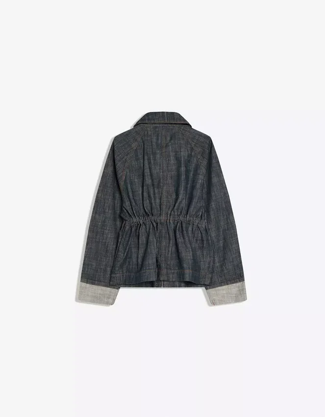 Oversize-Denim-Jeansjacke mit Struktur – Jacken und Trenchcoats Oversize-Denim-Jeansjacke mit Struktur – Jacken und Trenchcoats