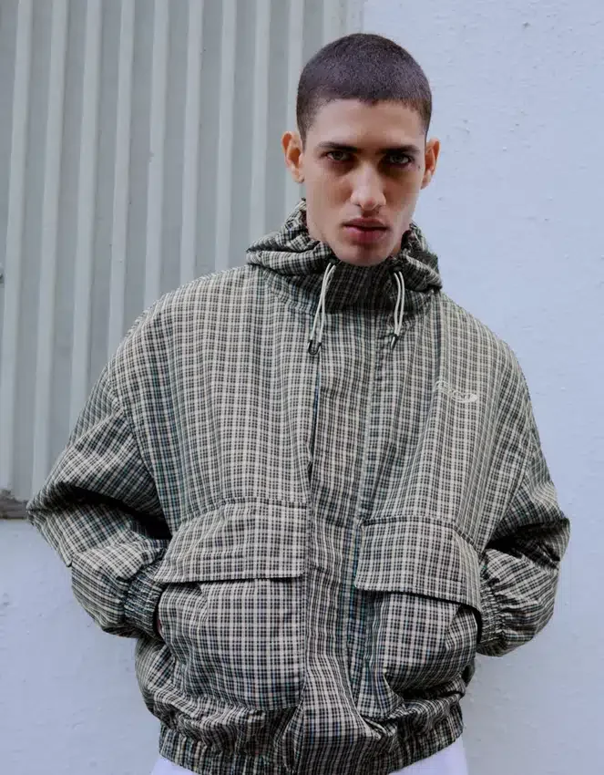 Oversize-Funktionsjacke im Karomuster – Jacken Oversize-Funktionsjacke im Karomuster – Jacken