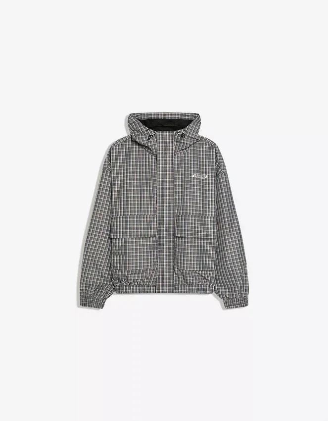 Oversize-Funktionsjacke im Karomuster – Jacken Oversize-Funktionsjacke im Karomuster – Jacken
