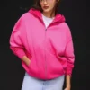 Oversize-Hoodie mit Reißverschluss Oversize-Hoodie mit Reißverschluss