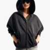 Oversize-Hoodie mit Reißverschluss Oversize-Hoodie mit Reißverschluss