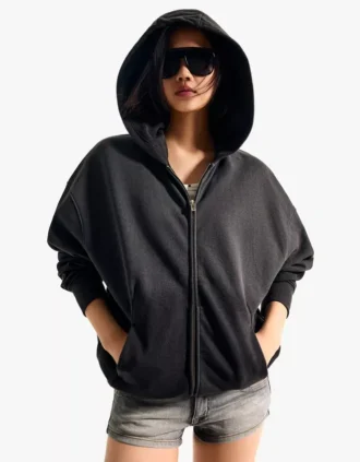 Oversize-Hoodie mit Reißverschluss
