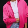 Oversize-Hoodie mit Reißverschluss Oversize-Hoodie mit Reißverschluss