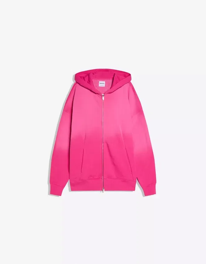 Oversize-Hoodie mit Reißverschluss Oversize-Hoodie mit Reißverschluss