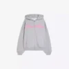 Oversize-Hoodie mit Reißverschluss und Aufdruck Oversize-Hoodie mit Reißverschluss und Aufdruck