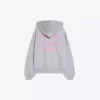 Oversize-Hoodie mit Reißverschluss und Aufdruck Oversize-Hoodie mit Reißverschluss und Aufdruck