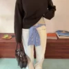 Oversize-Pullover mit Rundhalsausschnitt