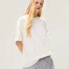 Oversize-Shorts mit kurzen Ärmeln – T-Shirts