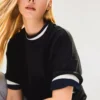 Oversize-Shorts mit kurzen Ärmeln – T-Shirts