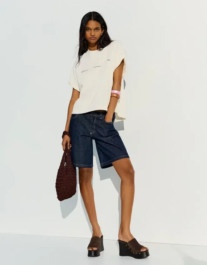 Oversize-T-Shirt mit Aufdruck Oversize-T-Shirt mit Aufdruck