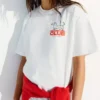 Oversize-T-Shirt mit kurzen Ärmeln und Aufdruck – Damen