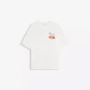 Oversize-T-Shirt mit kurzen Ärmeln und Aufdruck – Damen